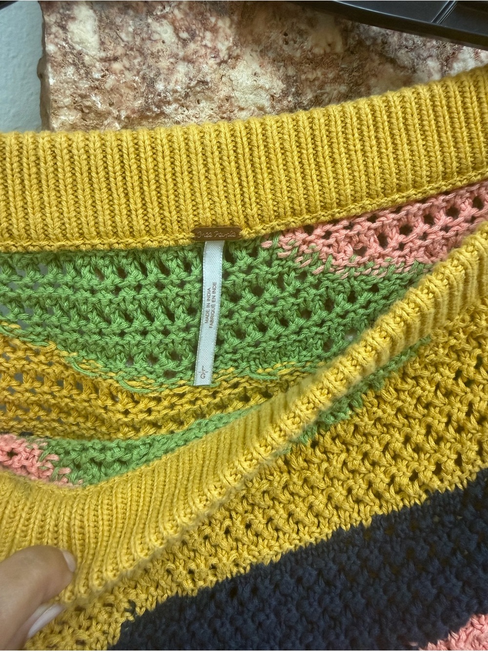 Free People Crochet Wave Mini Skirt - Multicolor - Picture 5 of 5